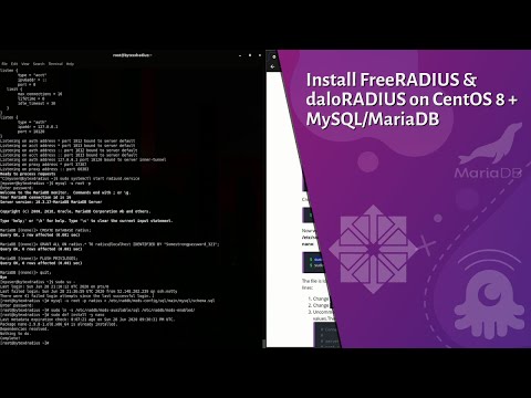 Install FreeRADIUS &amp; daloRADIUS on CentOS 8 + MySQL/MariaDB