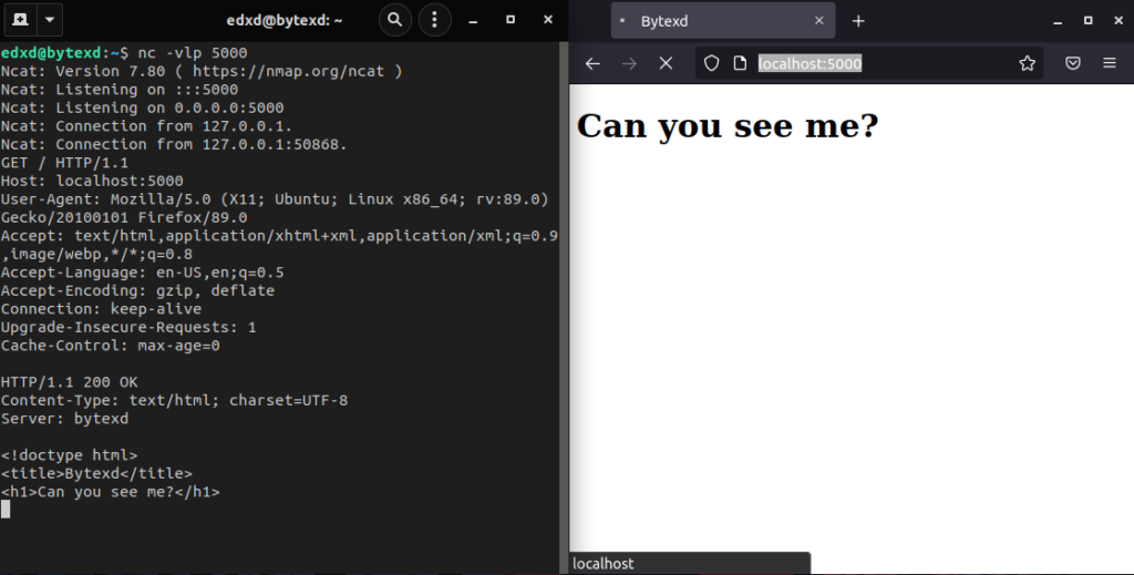 How to Use The Netcat (nc) Command: An In-Depth Tutorial 9 example_adding_h1_html_netcat