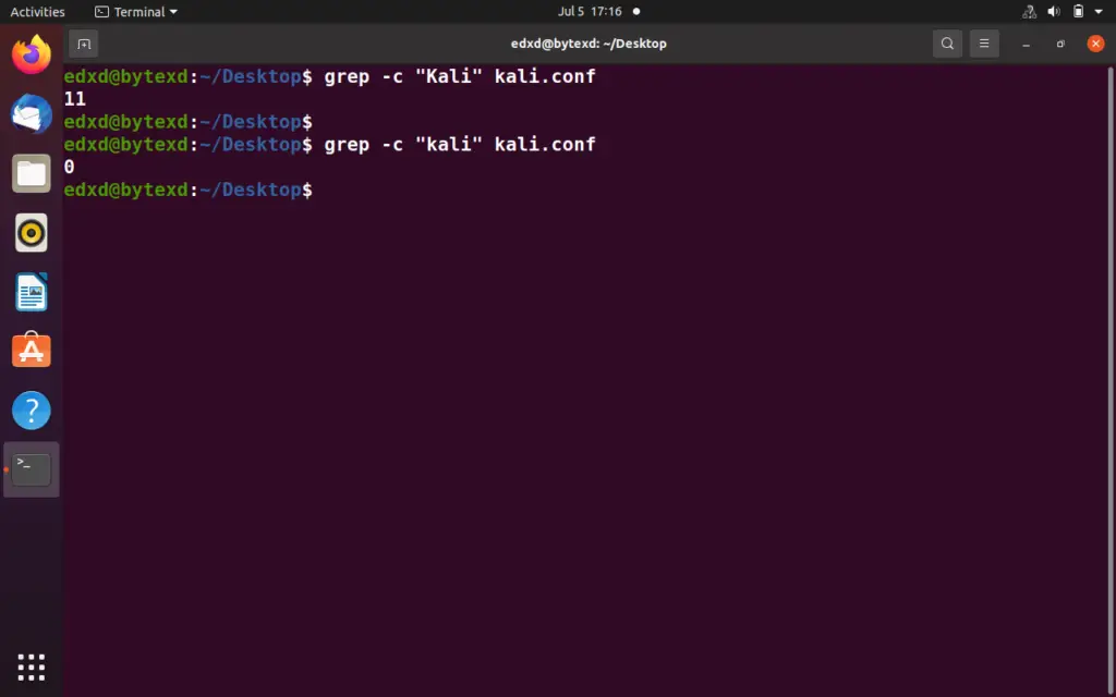 grep find any file command linux