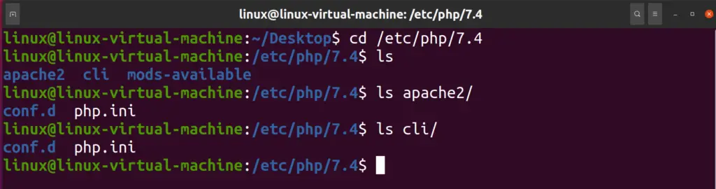 PHP configuration files storage in Ubuntu 20.04