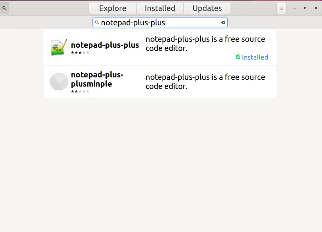 notepad++ GUI installation on Ubuntu 20.04