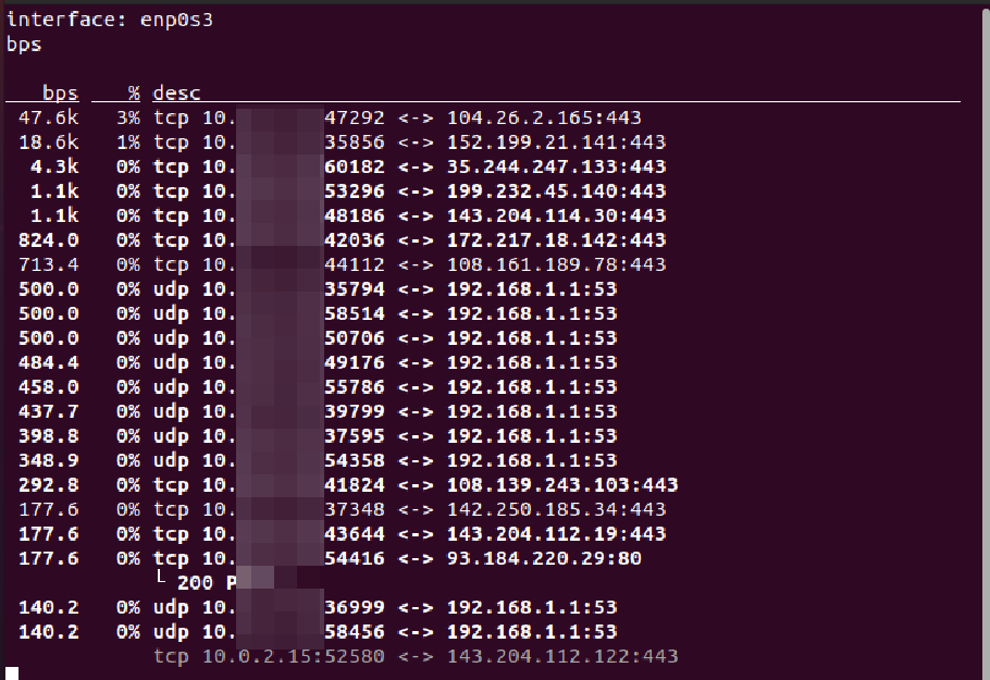 19 Commands to Monitor the Network Activity in Linux 36 pktstat-command