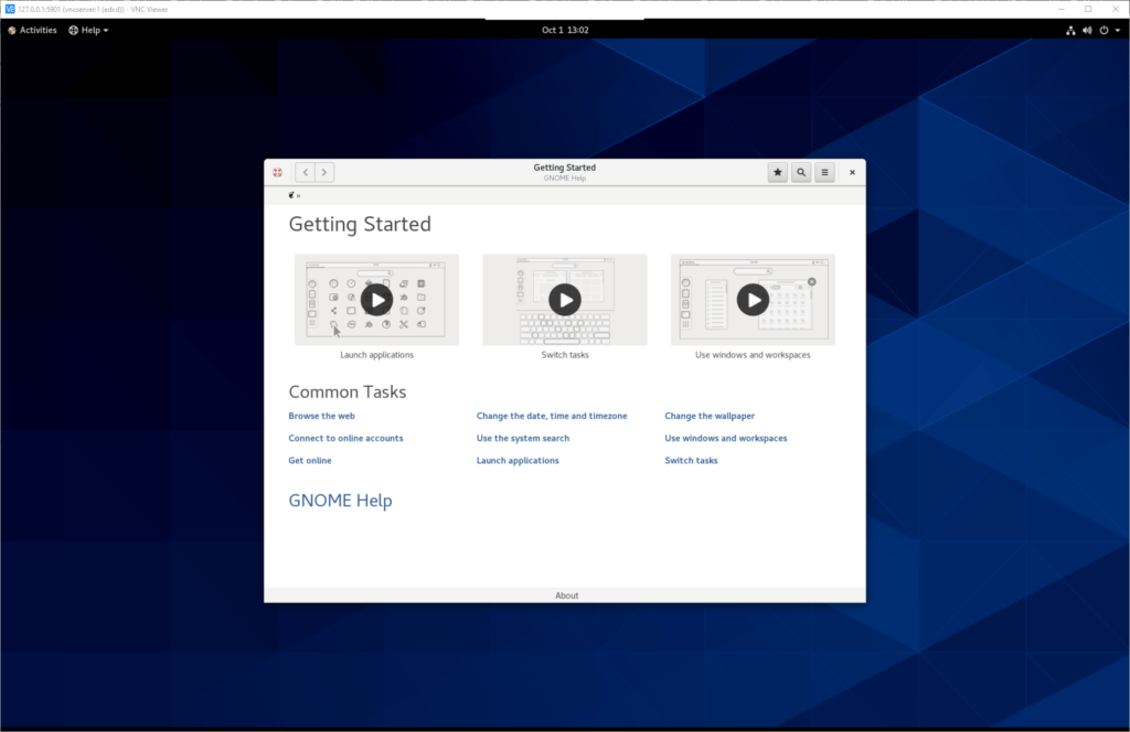 How to Install & Configure VNC Server on CentOS 8/Rocky Linux 8/AlmaLinux 8 33 VNC GNOME