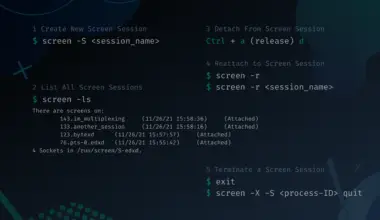 How to Use the Linux Screen Command