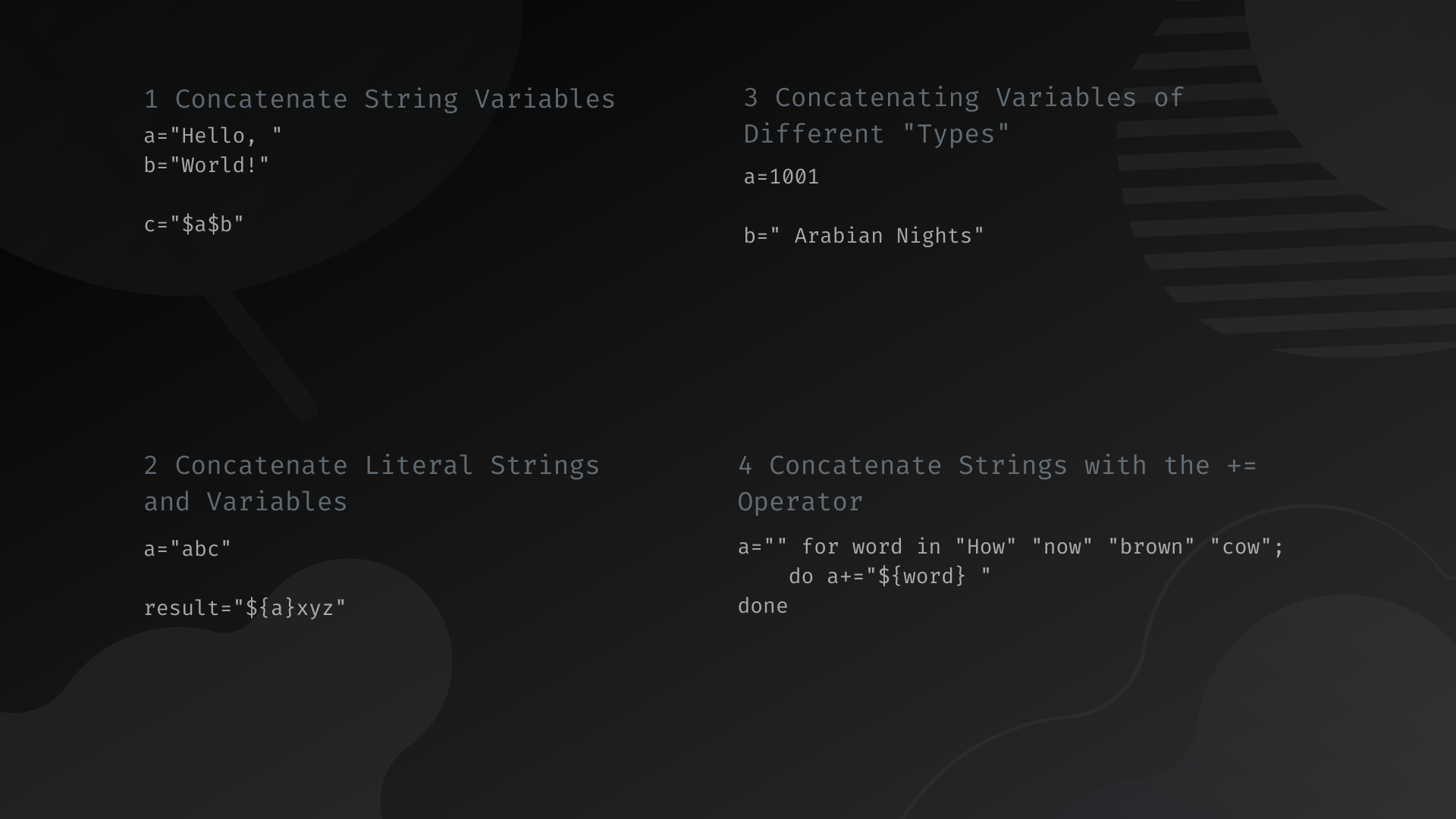 How to Concatenate Strings in Bash ByteXD