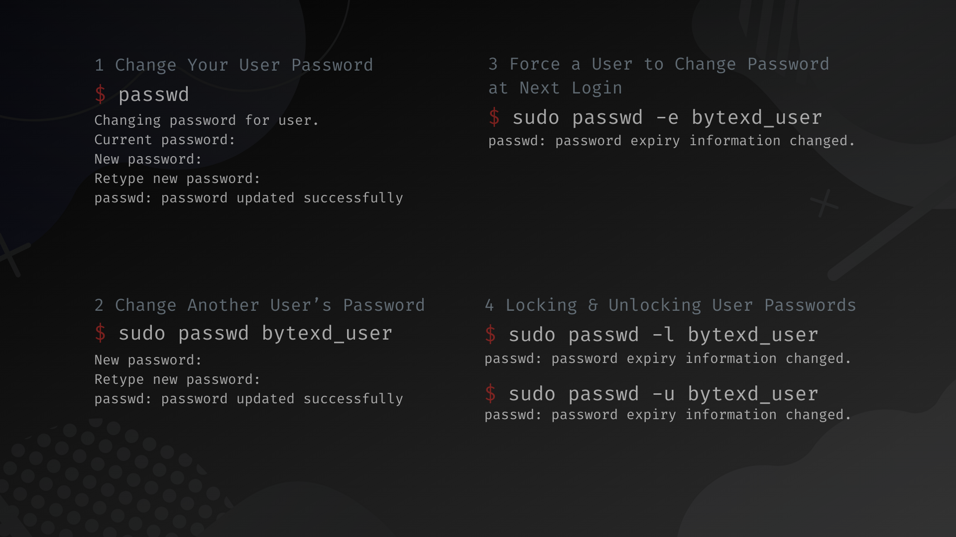 Ubuntu Change User Password In Terminal