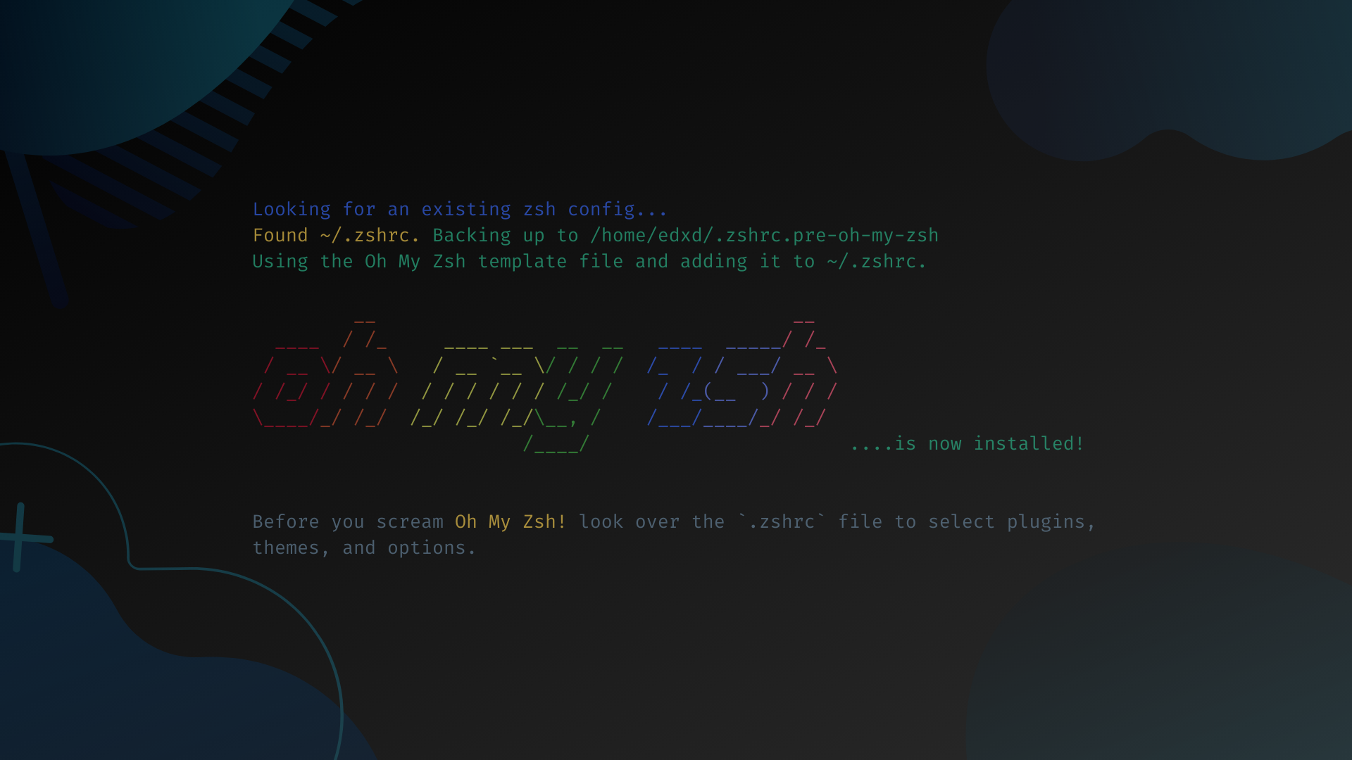 Install And Use Oh My Zsh Framework For Zsh On Linux