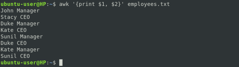 AWK Command Examples for Beginners / AWK Linux Tutorial