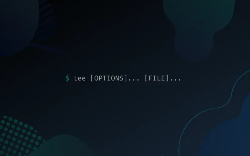 Linux Tee Command with Examples