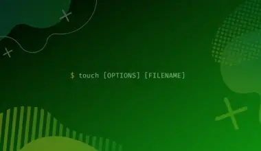 Touch Command in Linux