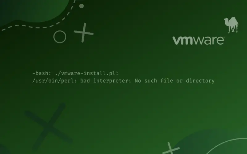 VMware Tools Install Error usrbinperl bad interpreter No such file or directory
