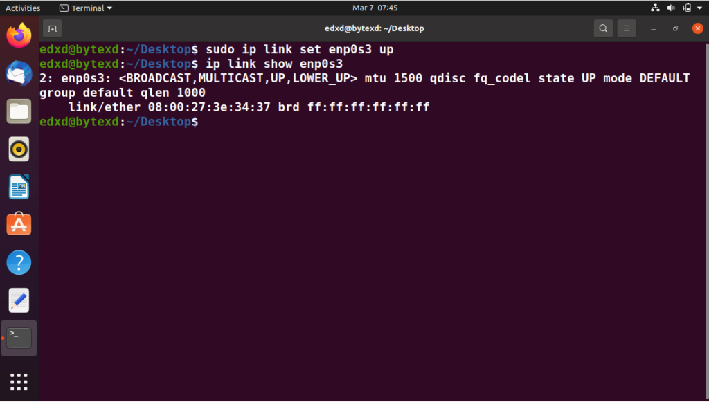 Working with the ip Command in Linux with Examples