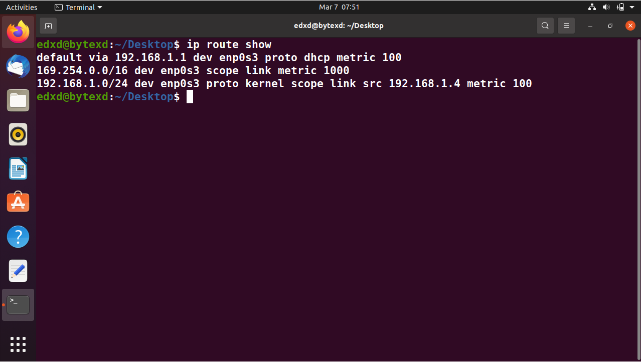 Working with the ip Command in Linux with Examples 34 Text Description automatically generated