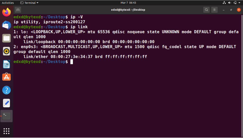 Working with the ip Command in Linux with Examples