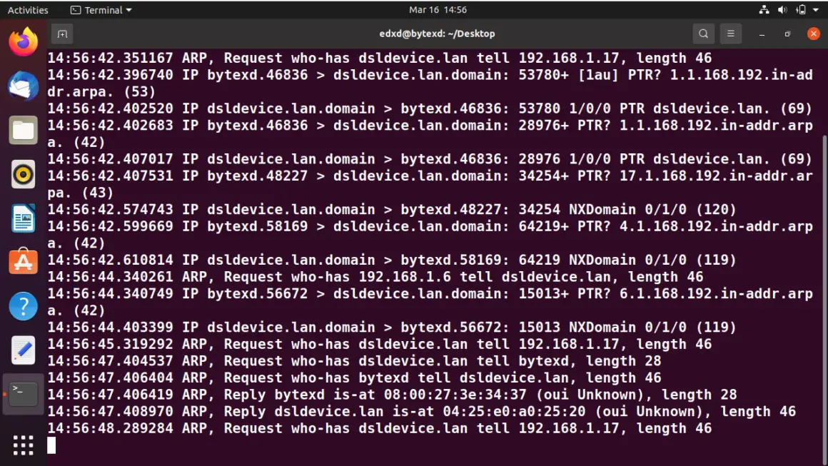 Linux tcpdump Command with Examples ByteXD