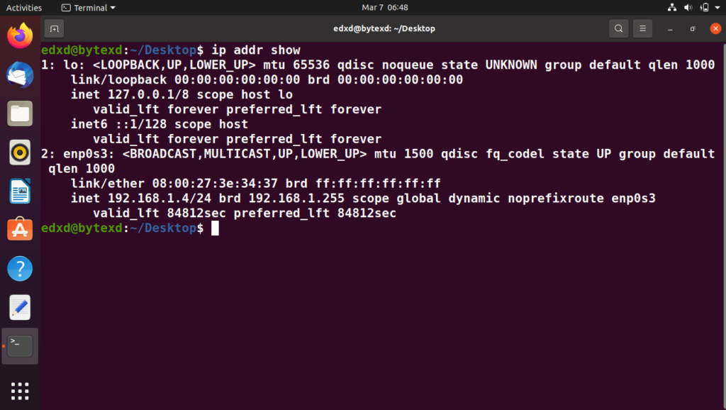 Working with the ip Command in Linux with Examples