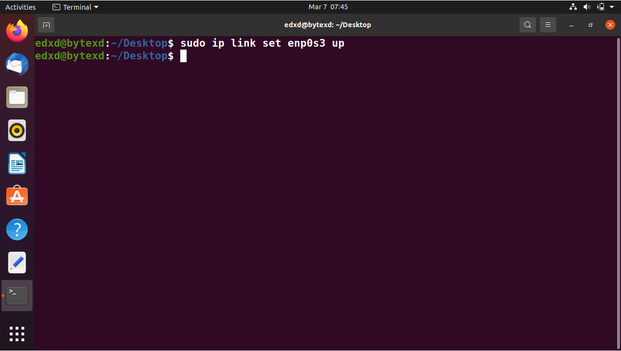 Working with the ip Command in Linux with Examples 32 Text Description automatically generated