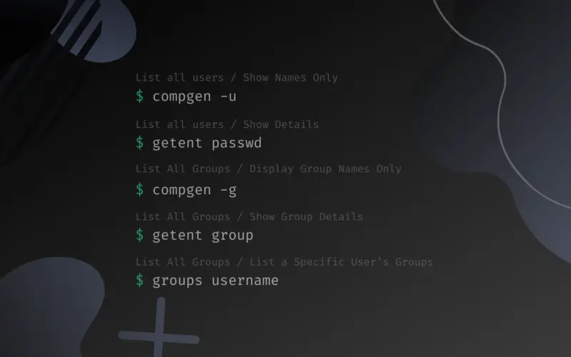How to List All User Groups in Linux
