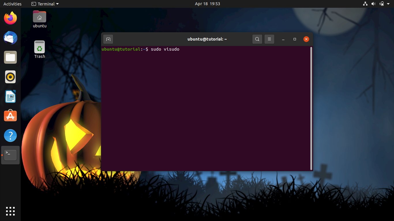 Add User to Sudoers in Ubuntu 18 word image 93