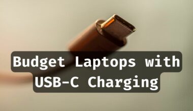 Laptops with usb c charging