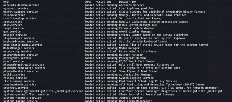 how-to-list-running-services-in-linux-bytexd