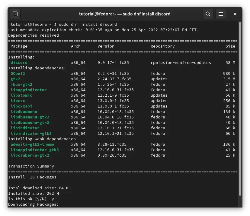 How to Install Discord on Fedora - ByteXD