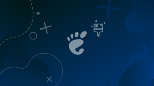 gnome logo with theme icon