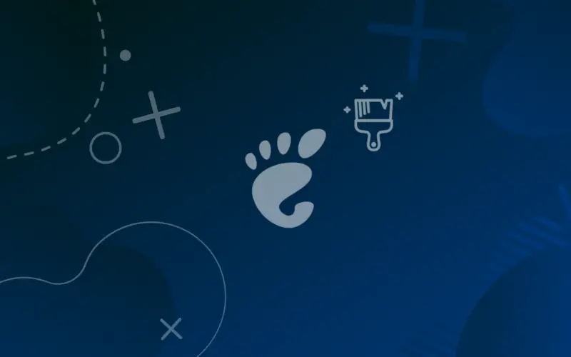 gnome logo with theme icon