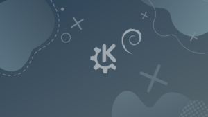 kde and debian logos