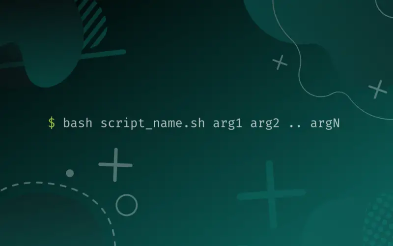 bash script_name.sh arg1 arg2 .. argN
