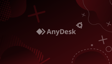 anydesk and ubuntu logo