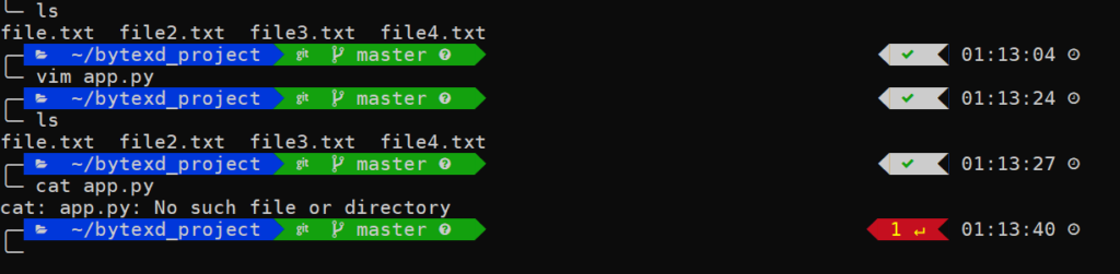 11 Ways To Create a File in Linux 14 ls app.py