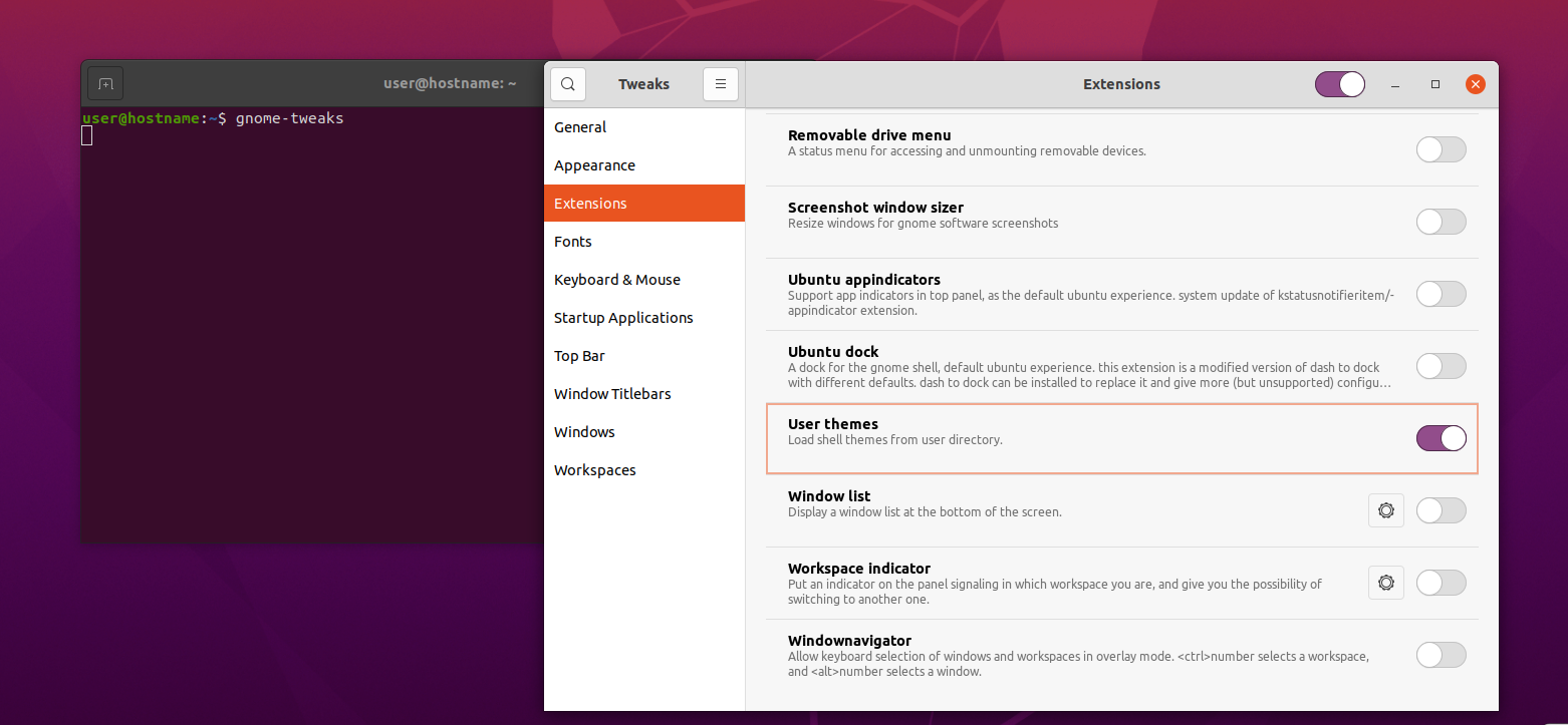 Notes/Articles/How to Install Gnome Themes/images/user themes.png