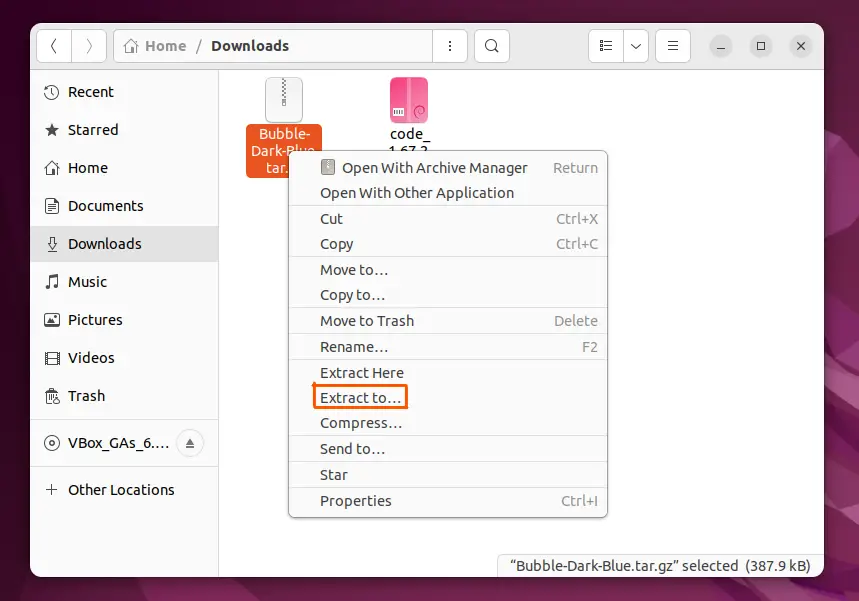 Notes/Articles/How to Install and Use GNOME Tweaks Tool in Ubuntu 22.04/extract to.png