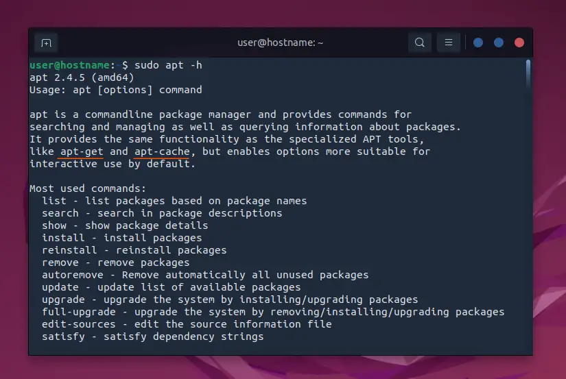 Notes/Articles/How to Uninstall NodeJS in Ubuntu/apt-get and apt-cache.png