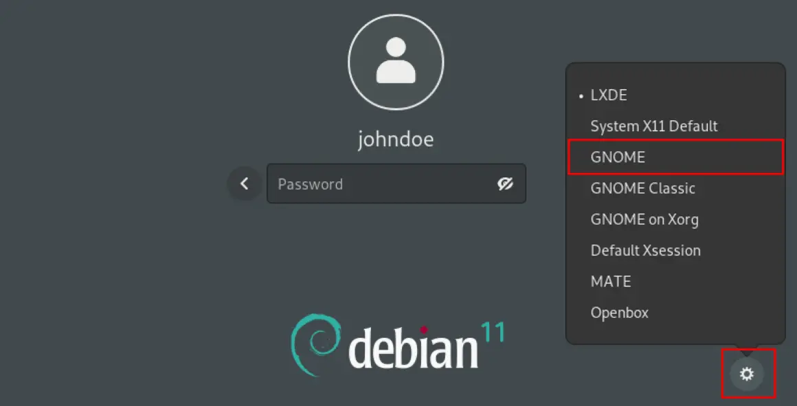 How to install gnome desktop environment on debian 11