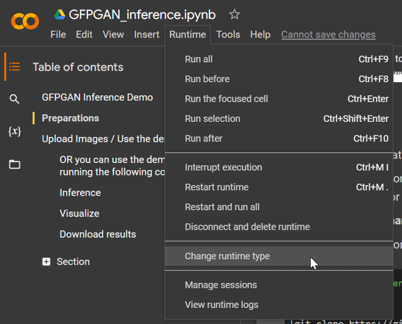 Installing Gfpgan