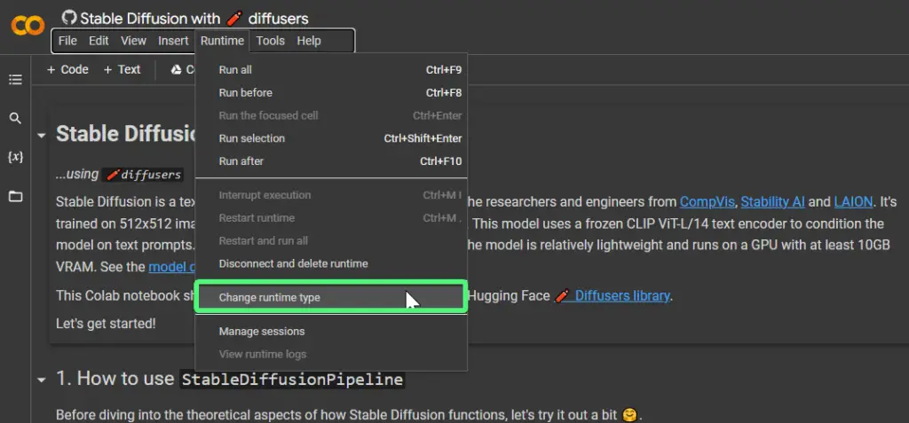 Stable diffusion web