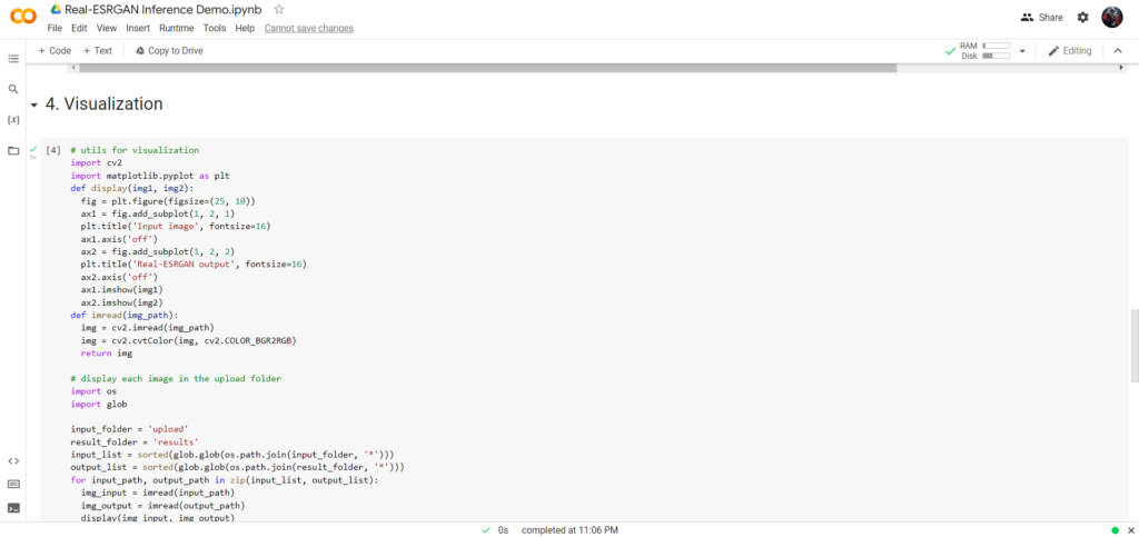 How to Use ESRGAN: Free AI Tool to Upscale Unlimited Images 29 RealESRGAN Colab - Visualize Image