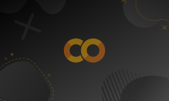 Orange Colab logo on a gray gradient background