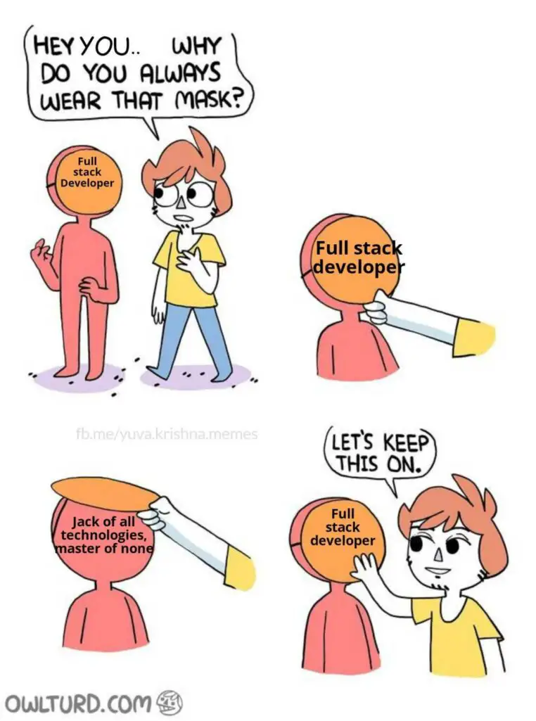 Full stack developer Memes