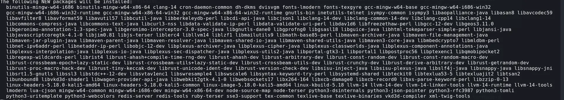 Notes/ByteXD Articles/What Do 'sudo apt update' and 'sudo apt upgrade' Do/to_be_installed_packages.png