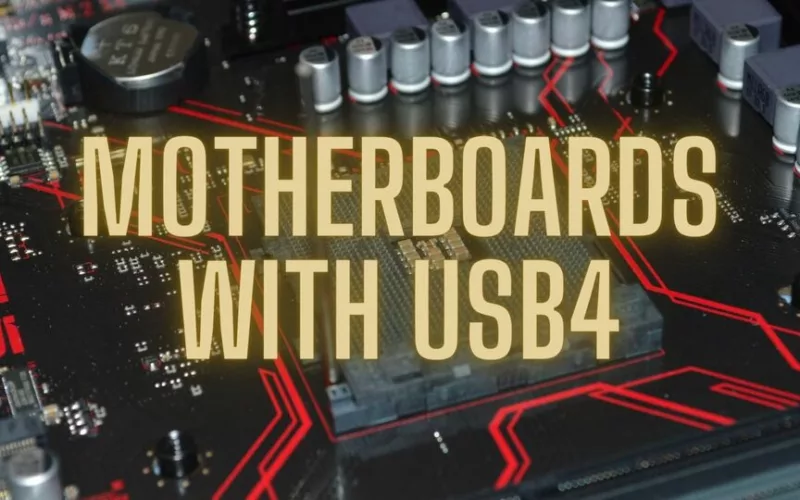 Motherboard with usb4 1